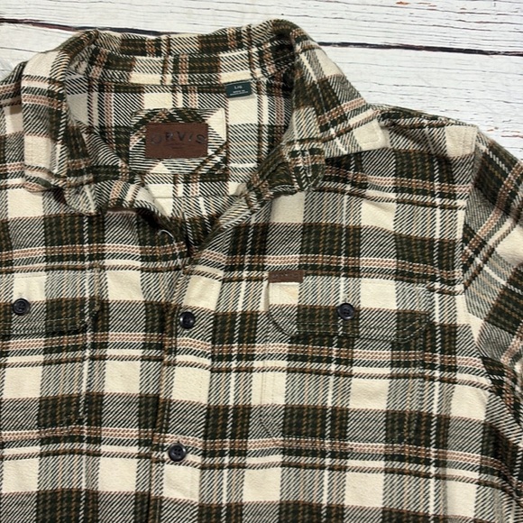 Orvis Oversized Plaid Flannel Shirt Jacket Shacket - Picture 7 of 8
